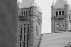 Minneapolis City Hall towers BW - 1