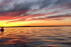 Leech Lake fishing opener sunset - 1